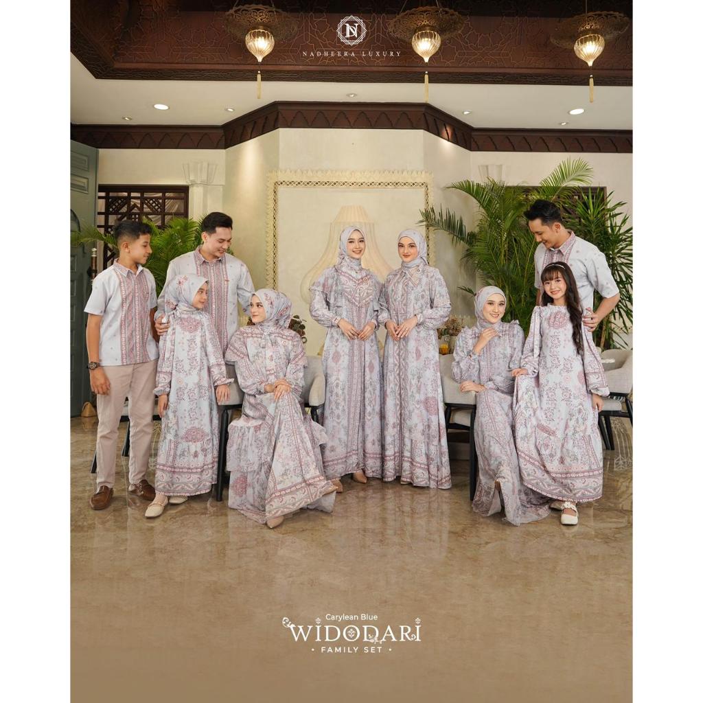 NADHEERA LUXURY (DRESS) - WIDODARI  FAMILY SET / FAMSET / SARIMBIT TERBARU