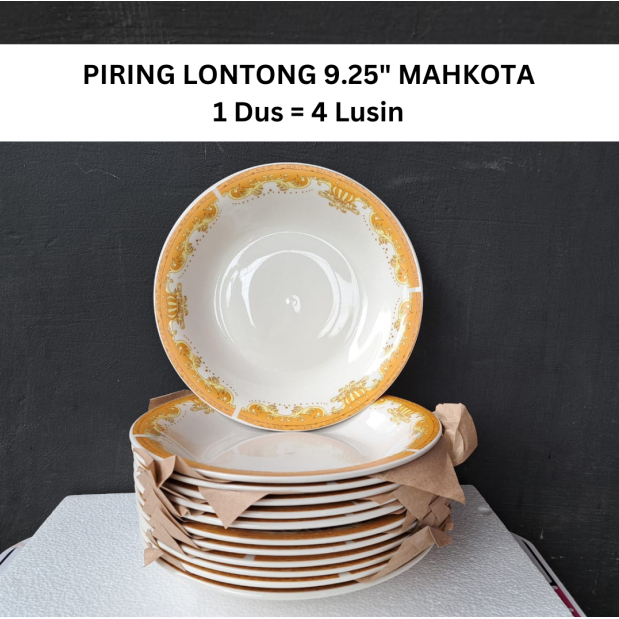 Piring lontong keramik 9.25 inch / piring keramik