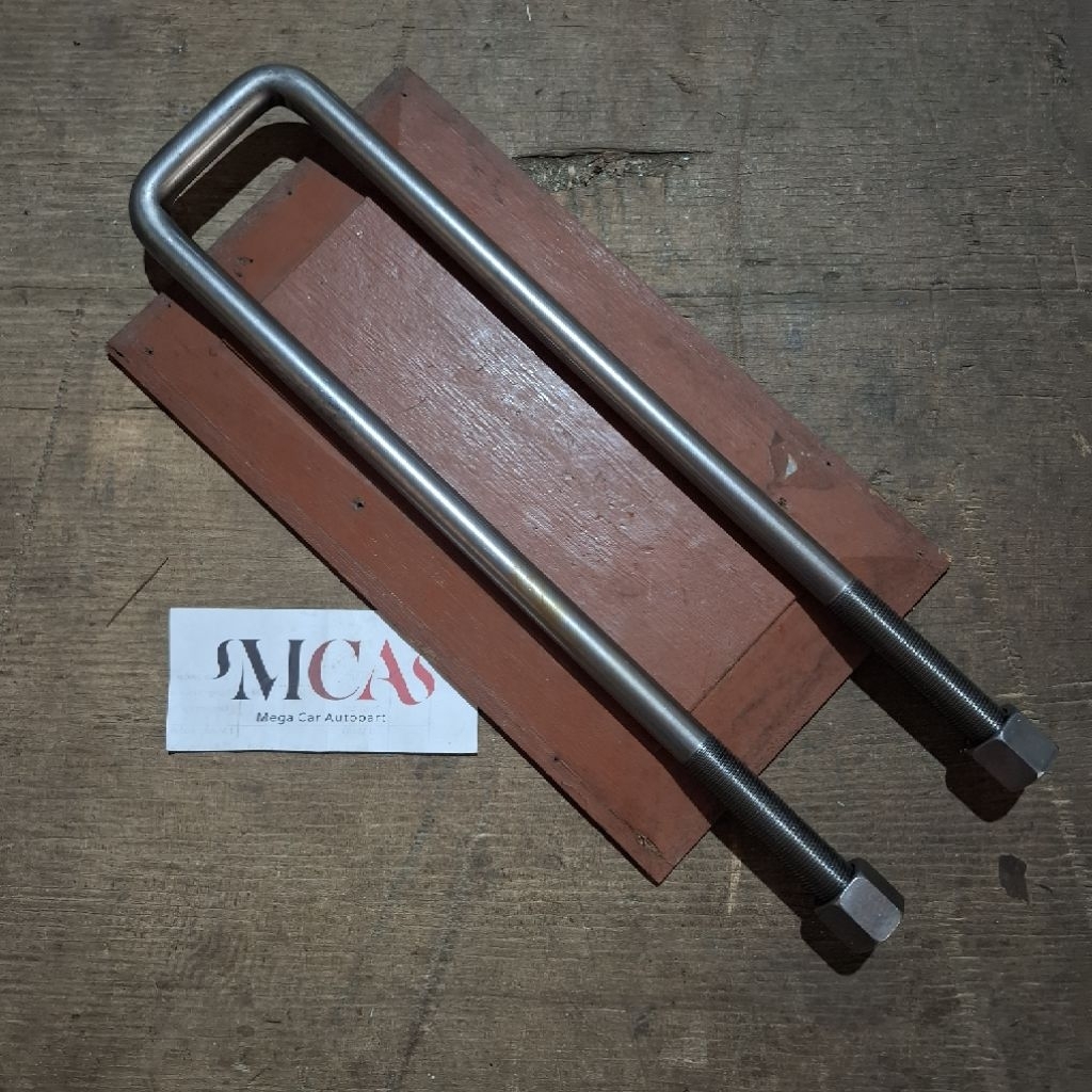 U Bolt / Begol / Behel Per / Klem Per Belakang (17 INCH) “Kunci 27” D=1.78CM P=43.18CM L=7.2CM Mitsu