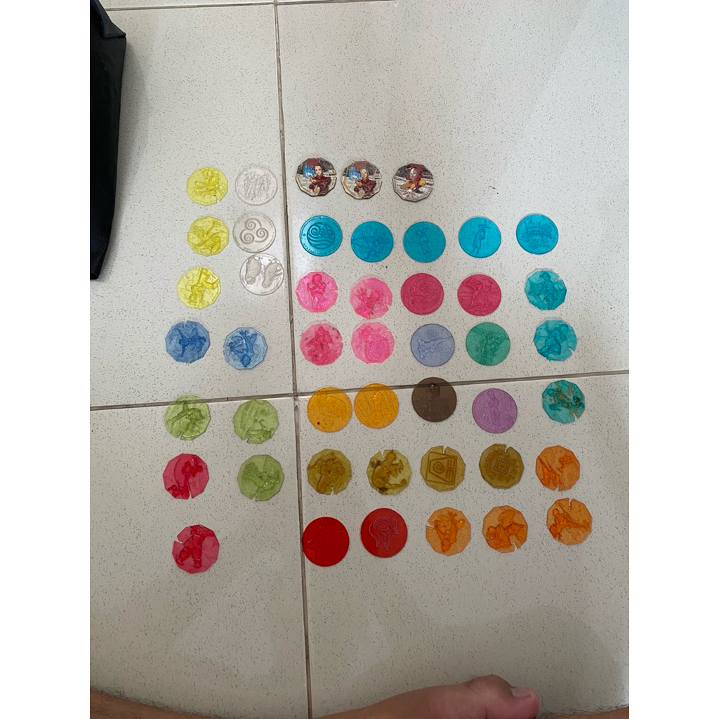 Tazos Coin Avatar Plastik Take All