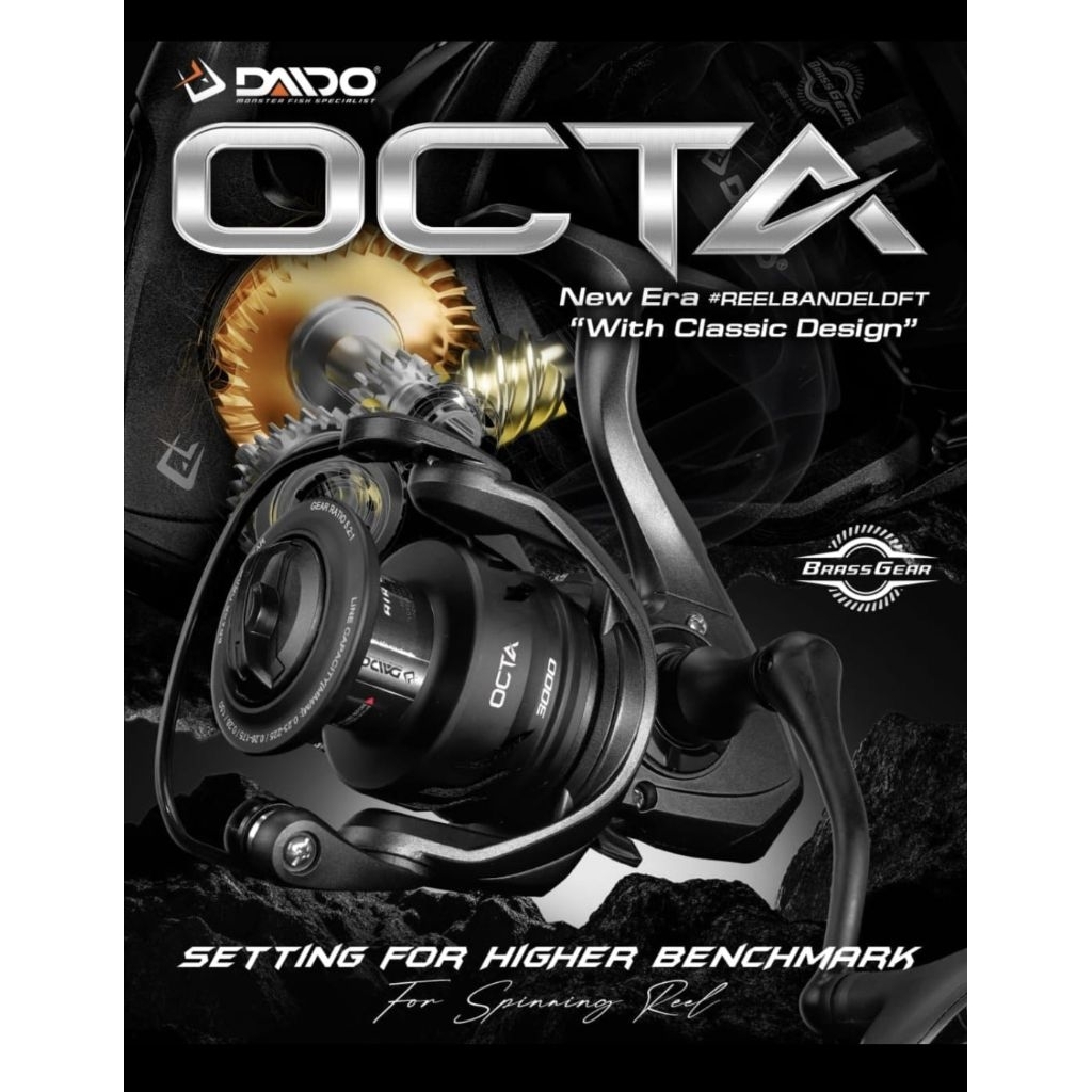 Reel daido octa 6000/reel daido terbaru