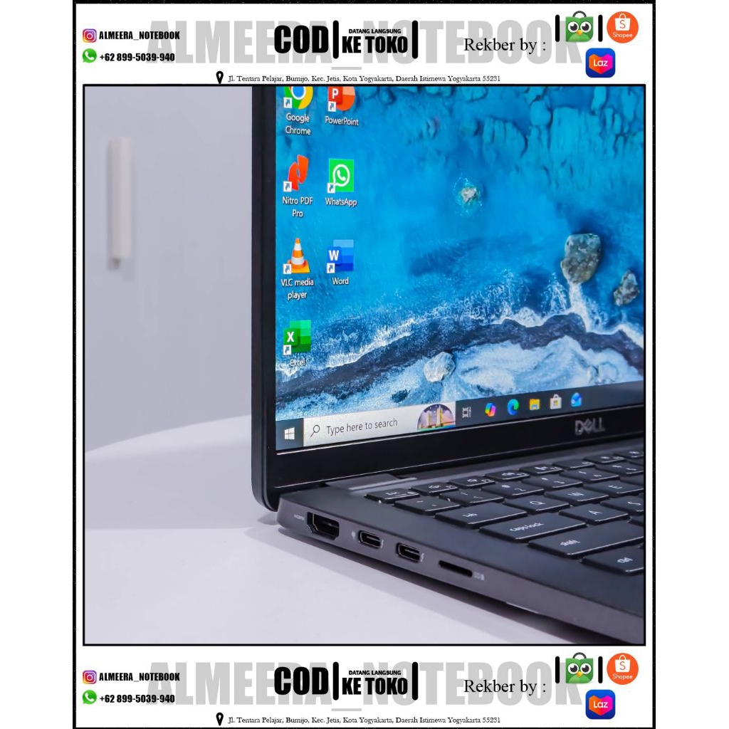Dell latitude 7410 body elegan dan mewah