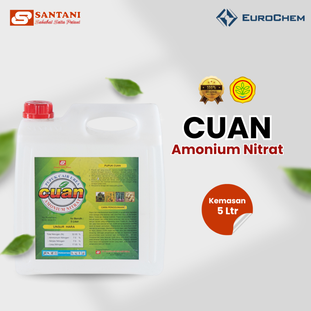 CUAN | Pupuk Cair Nitrogen & Urea – Daun Lebih Hijau, Panen Lebih Melimpah