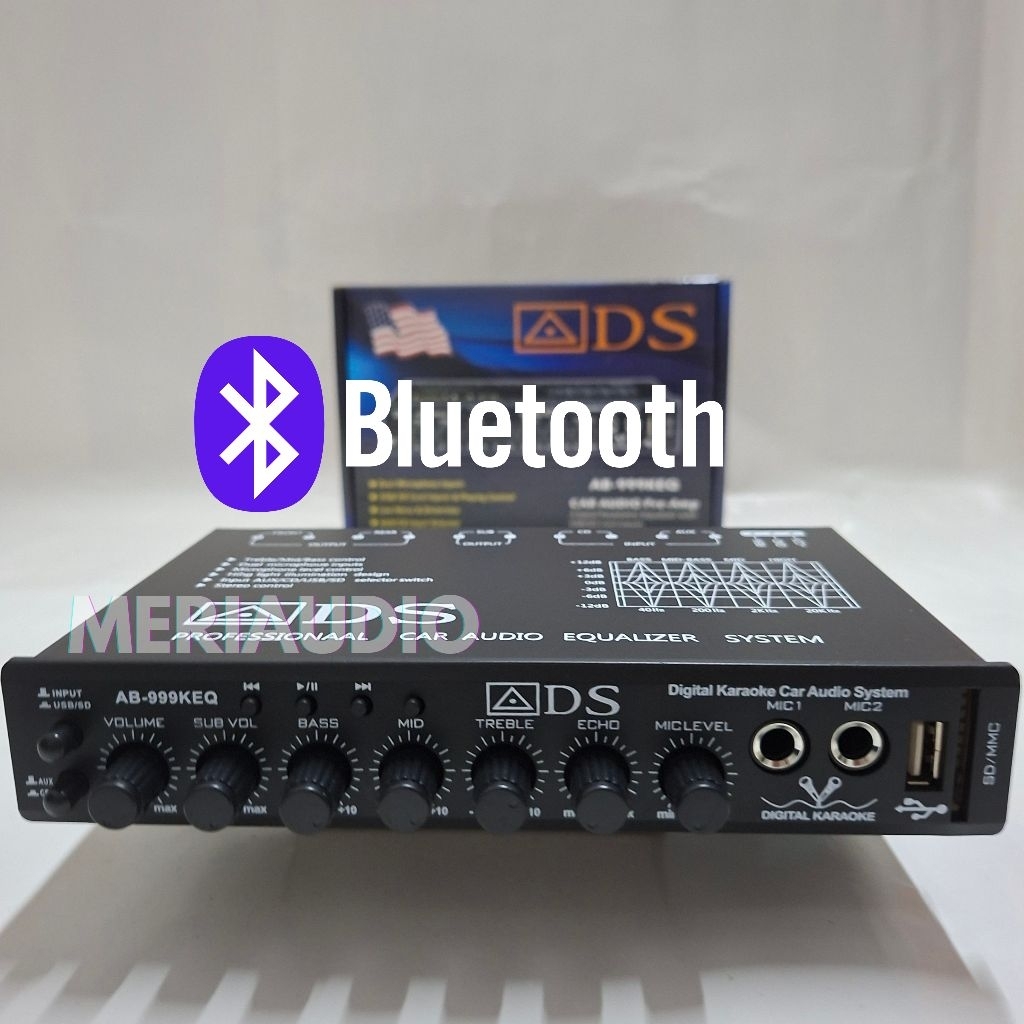 Pream Parametrik Bluetooth ADS AB 999 KEQ Equalizer Pream