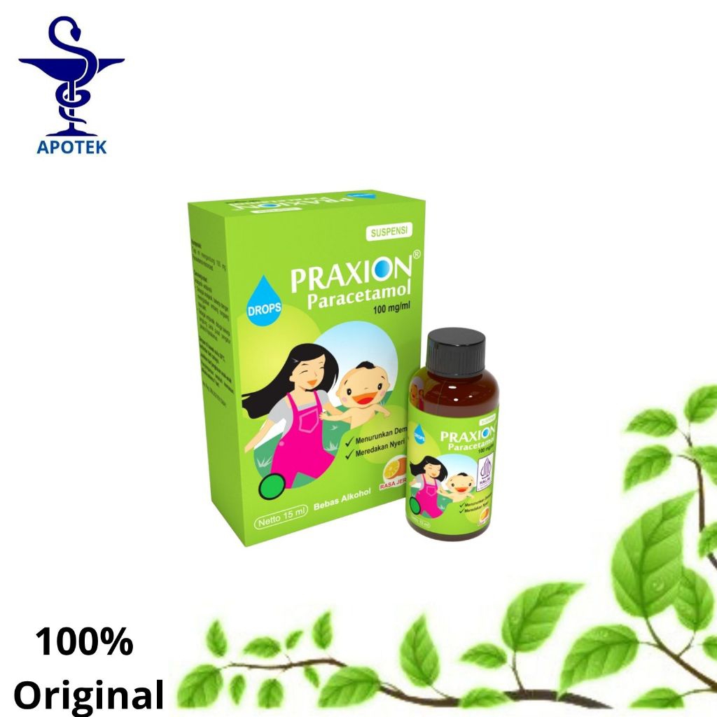 Praxion drop suspensi 15ml / demam anak /Paracetamol