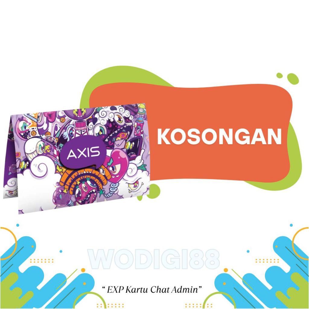 Kartu Perdana Axis EXP PANJANG KOSONGAN