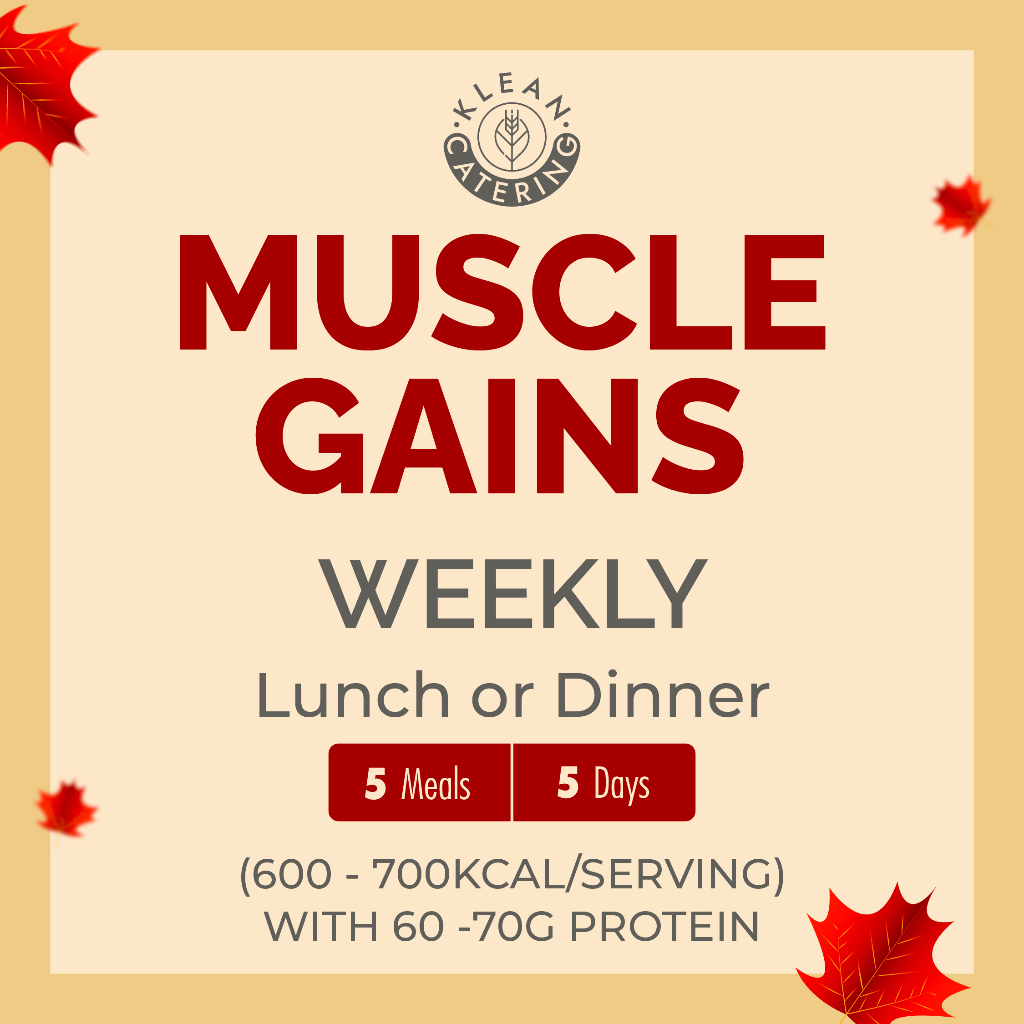 Klean Gains Diet Catering Sehat - Weekly Lunch (5 Meals/5 Days)