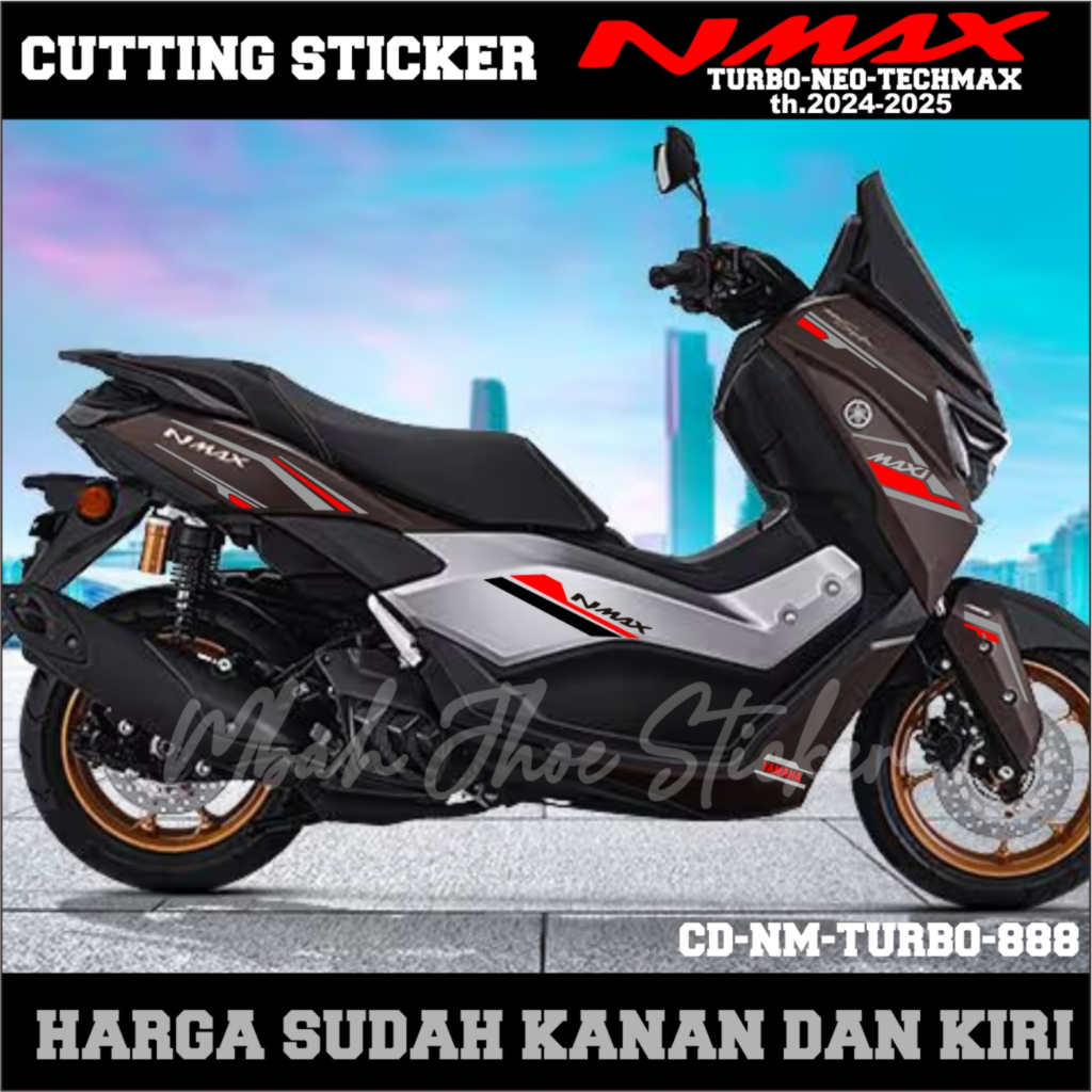 STRIPING MOTOR ALL NEW YAMAHA NMAX STIKER NMAX TURBO/NEO/NEO S/TURBO TECHMAX CUTTING STICKER