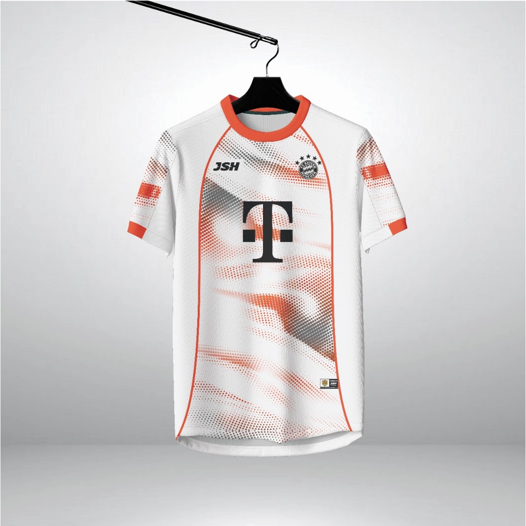 JSH SPORTWEAR JERSEY BOLA - JERSEY FANTASY BAYERN MUNCHEN AWAY - JERSEY FOOTBALL BUNDESLIGA TEAM - J