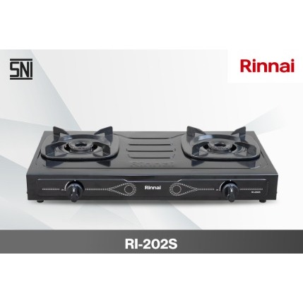 RINNAI KOMPOR GAS 2 TUNGKU RI 202S / RI-202S / RI 202 S