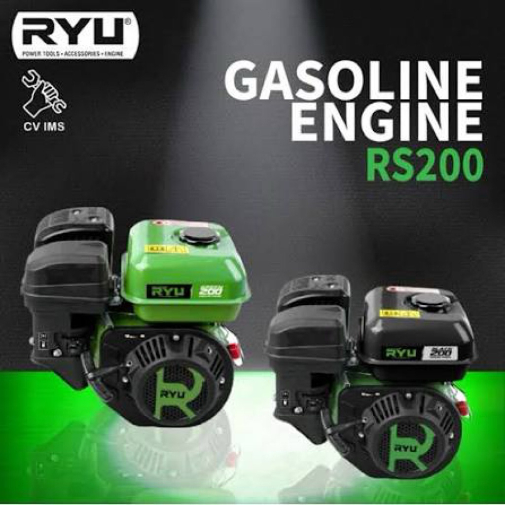 Mesin Penggerak RYU Gx 200 (7 HP) Putaran Lambat 1/2