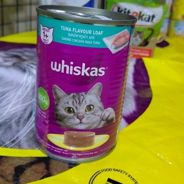 whiskas kaleng tuna 400g