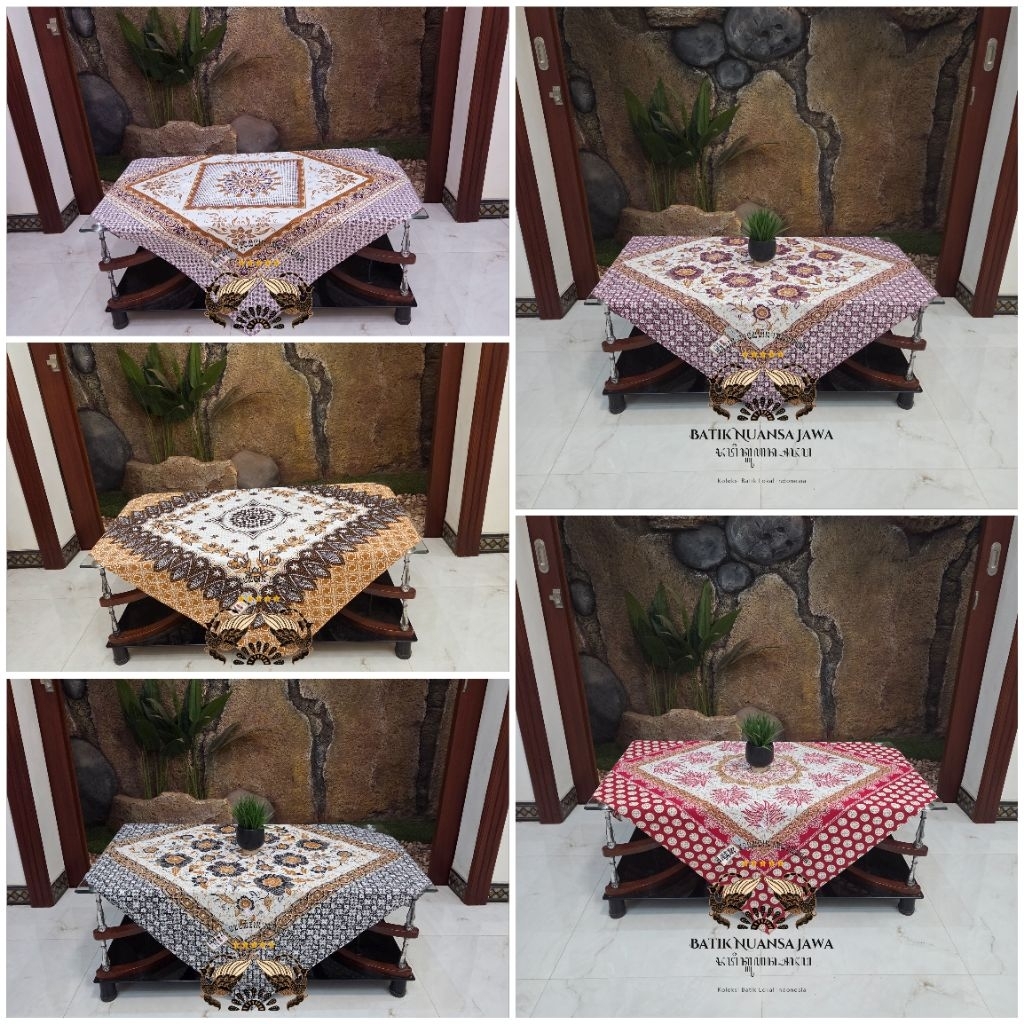Promo GROSIR Isi 10 Taplak Meja RA Batik / Taplak Meja Guru / Taplak Meja Tamu WARNA CAMPUR