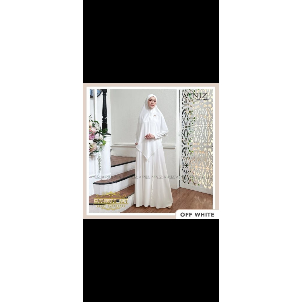 dress putih By arniz collection