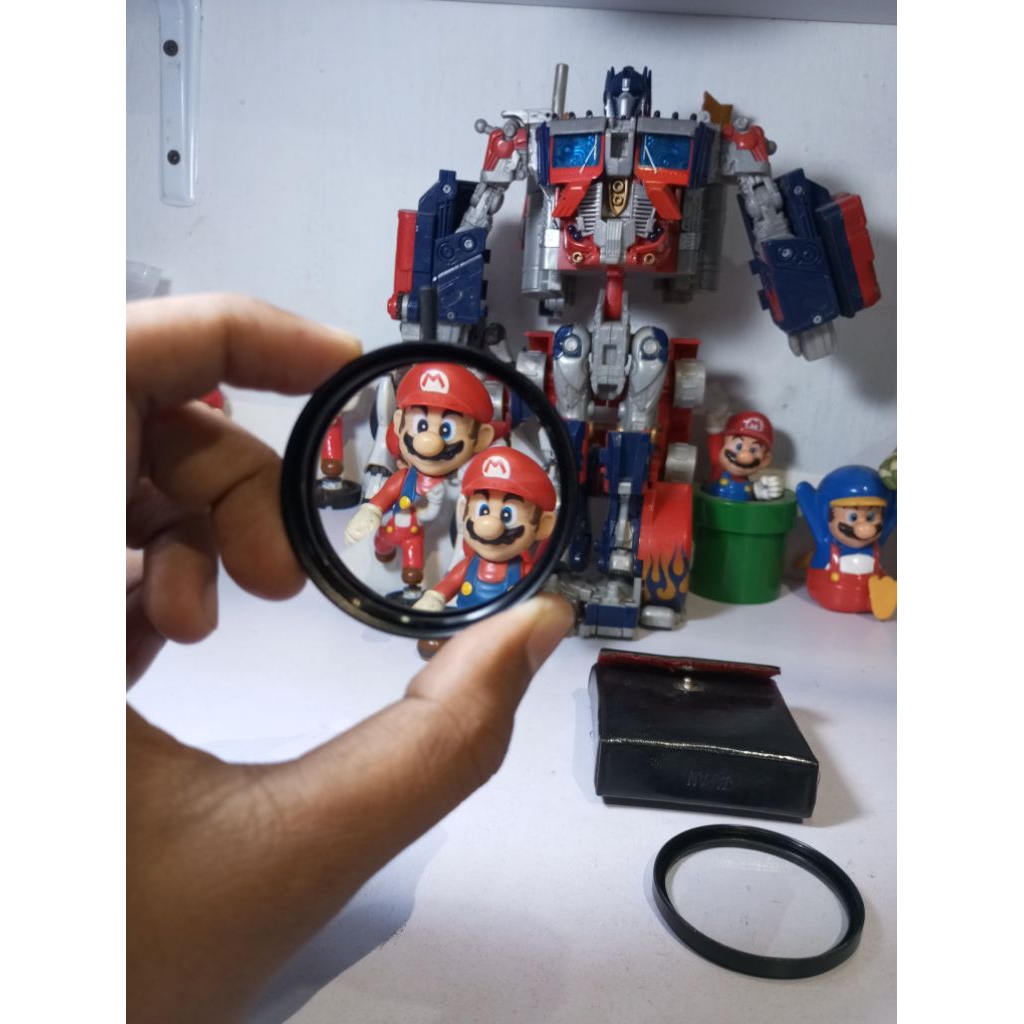 filter efek split / dua objek gambar