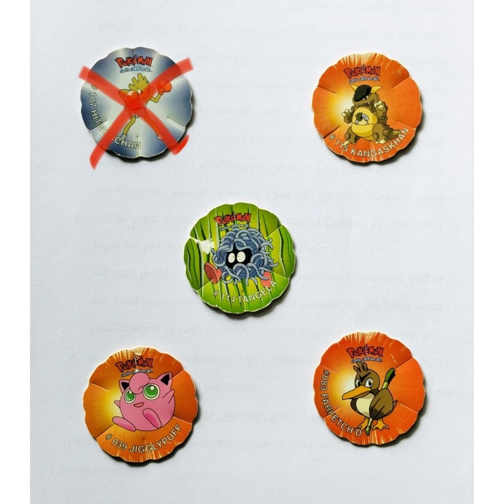 TAZOS SMASH POKEMON 2001 - Pokemon Koin Medalion Langka