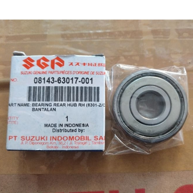 BEARING LAHER 6301 RODA BELAKANG ORIGINAL SGP 08143-63017-001
