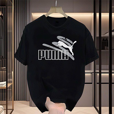 *COD* kaos pria oversize katun anti keringat kerah bundar ukuran besarPUMA Gunung Salju Cetakkaos be