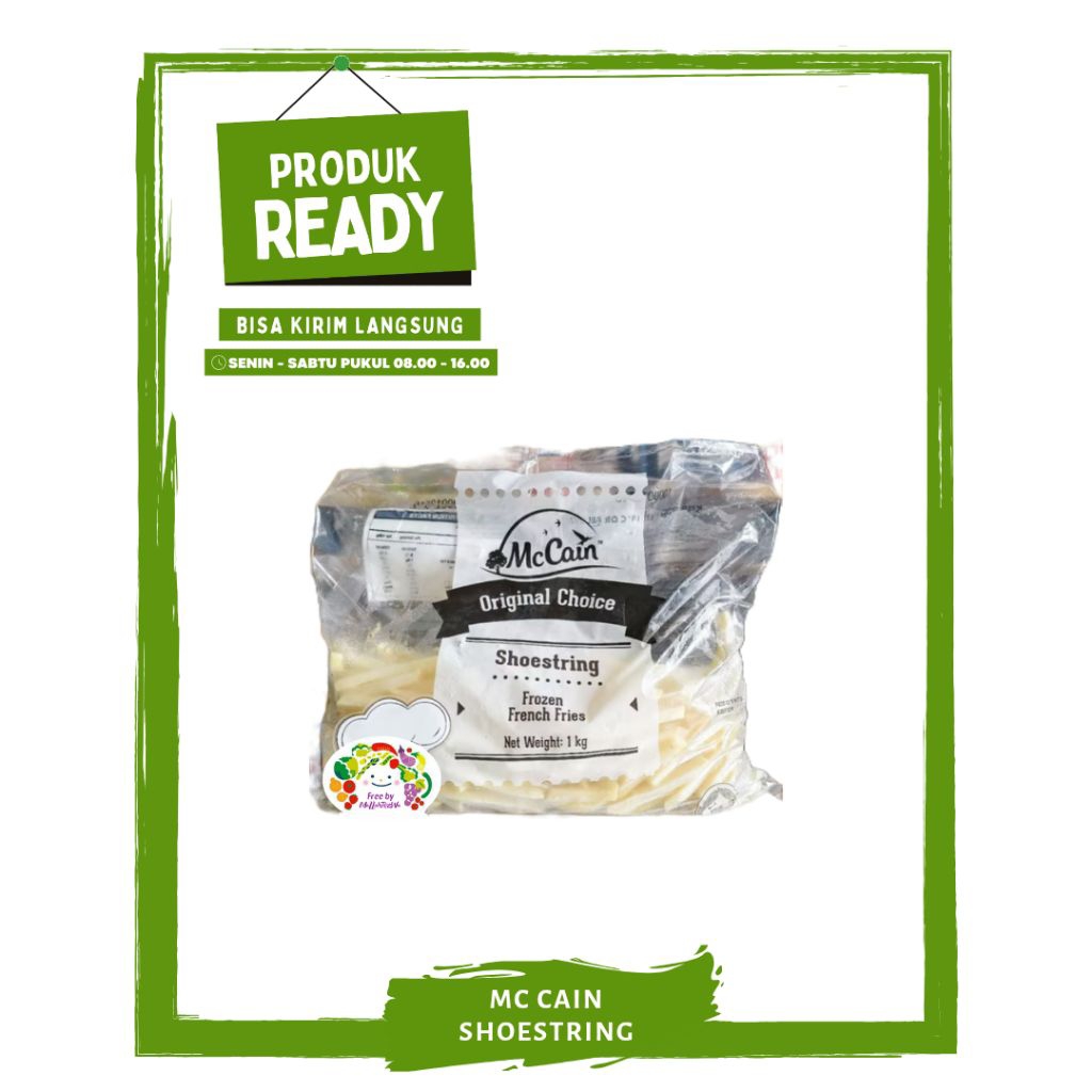 Kentang Shoestring 1Kg /McCain Shoestring  On Mallahrizwa