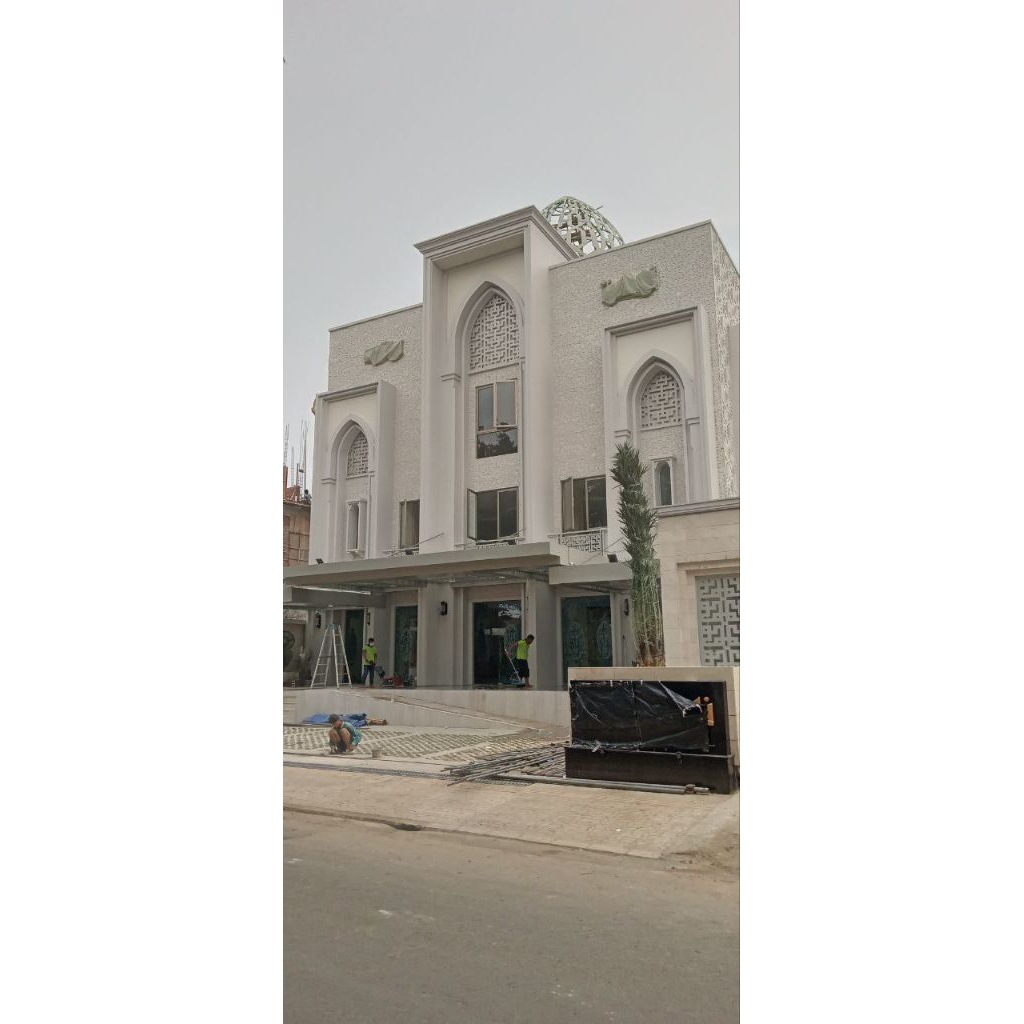 grc krawangan masjid minimalis di depok