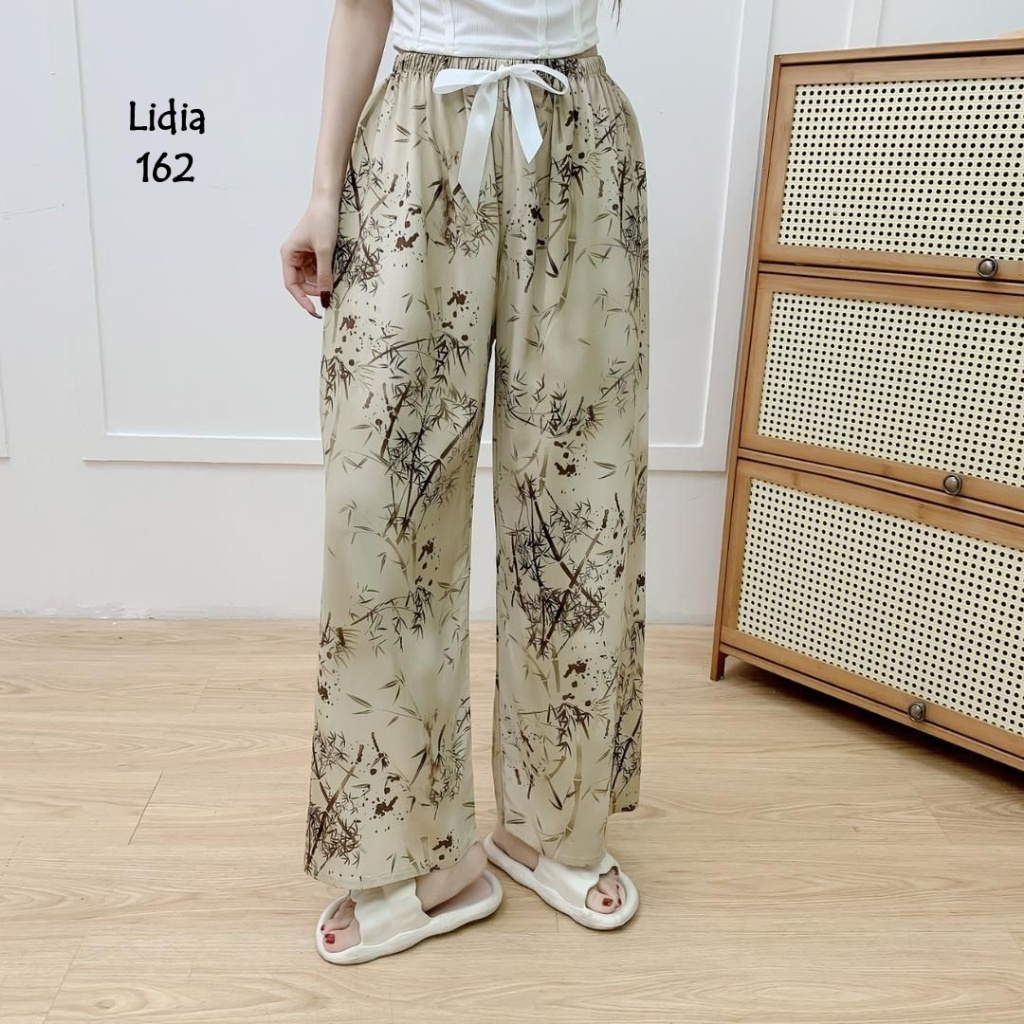 CLK || LL-162 Celana Panjang Kulot Rayon Import Wanita All Size BB Standar Pjg 90 cm