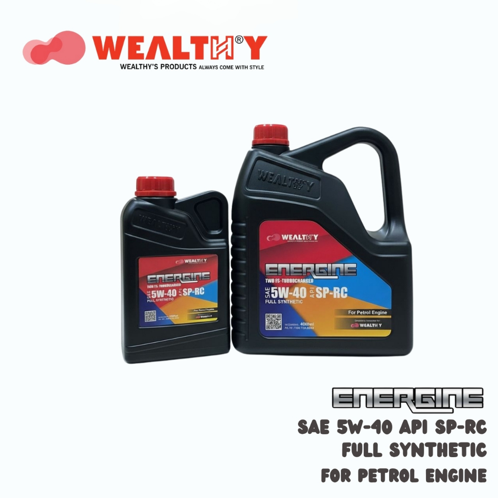 WEALTHY ENERGINE SAE 5W-40 API SP-RC | OLI MOBIL