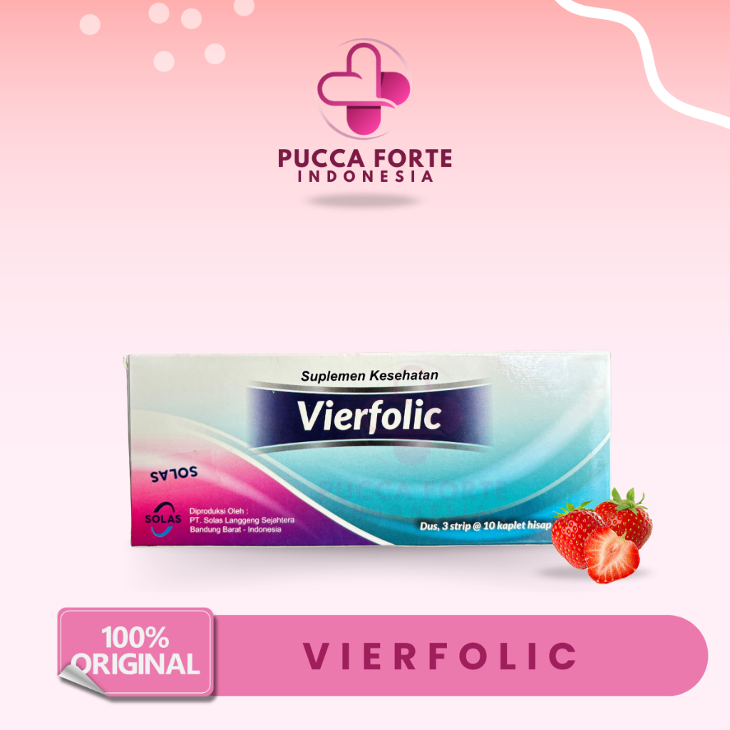 Vierfolic - Suplemen Penunjang Asam Folat untuk Ibu Hamil