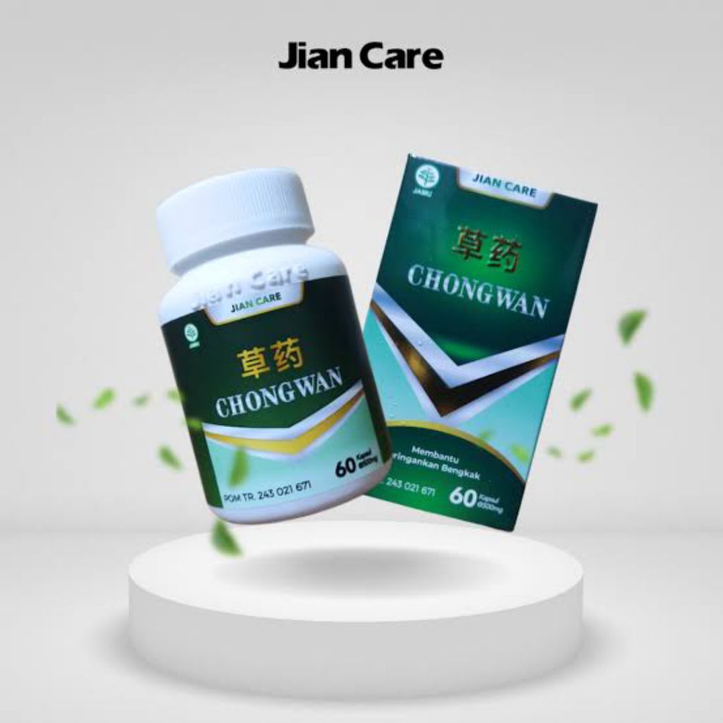 Jiancare Chongwan Obat Herbal Cina Bantu Ringankan Hernia Dan Varikokel Herbal BPOM