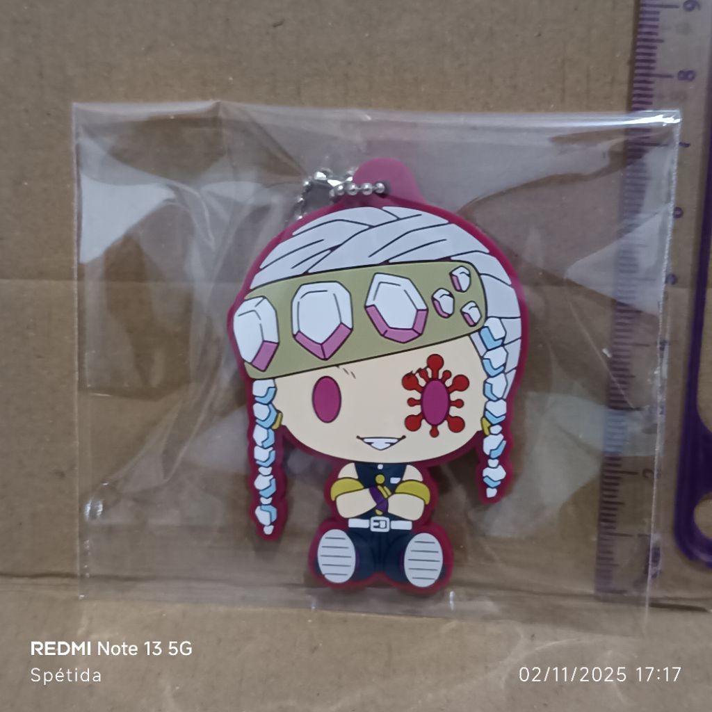 Rubber Ballchain Demon Slayer Chokonokko - Uzui Tengen