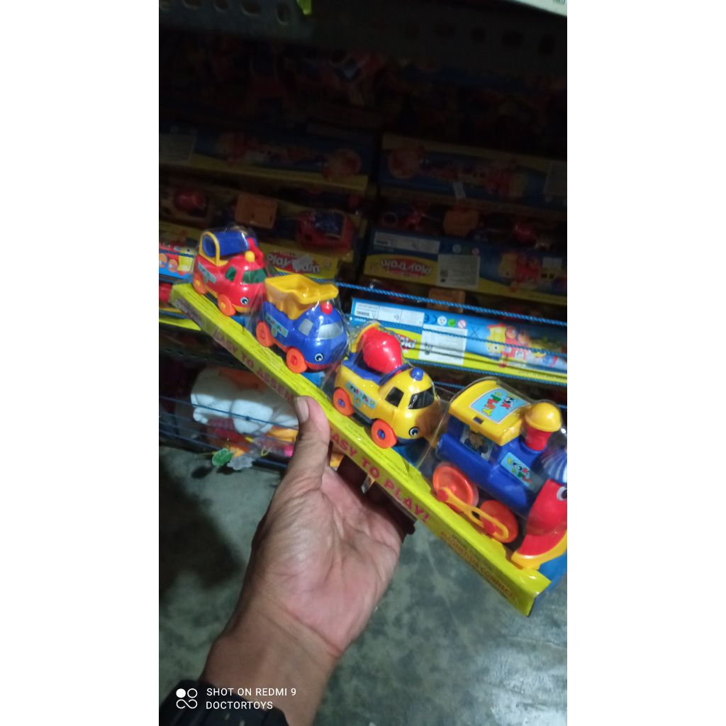 kereta thomas magnetic mainan