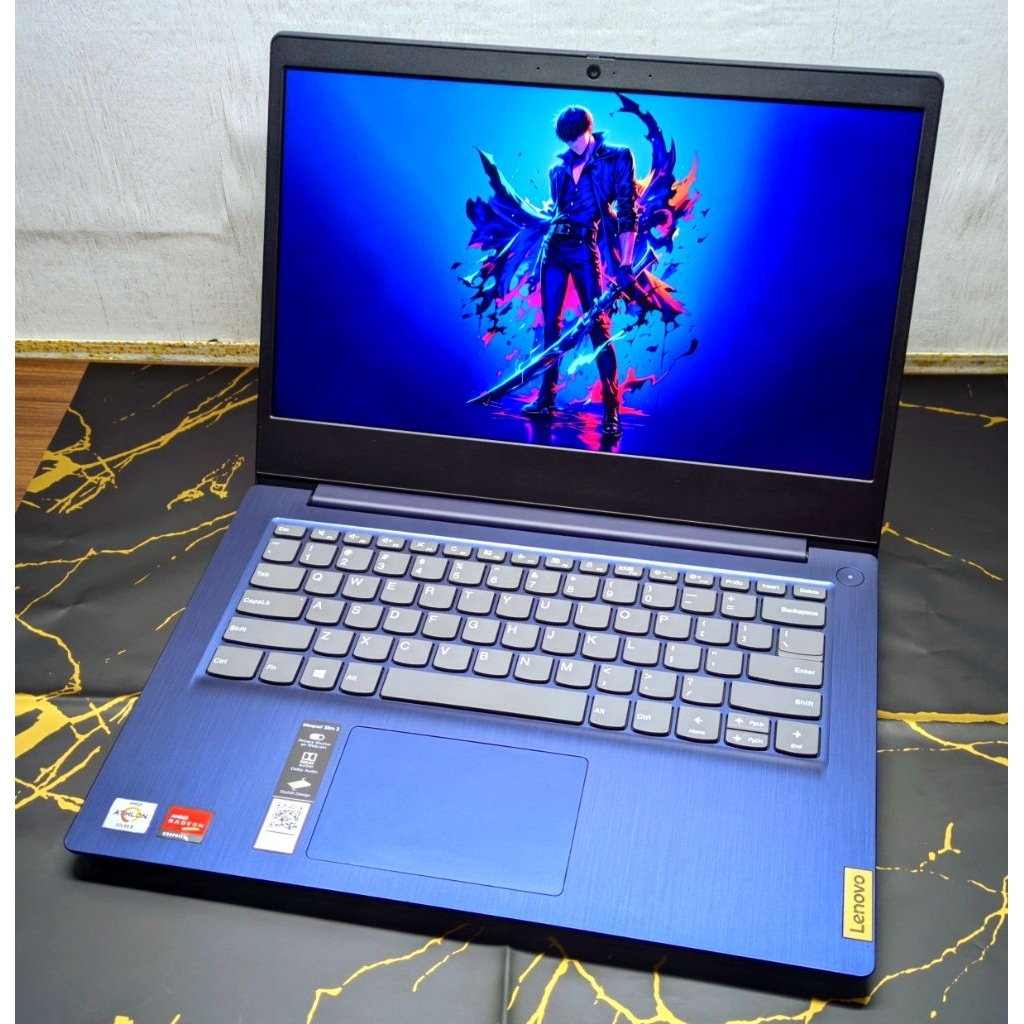 Lenovo Ideapad Slim 3 FULLSET Amd Athlon Silver 3050U With Amd Radeon Graphic Colour Abbys Blue
