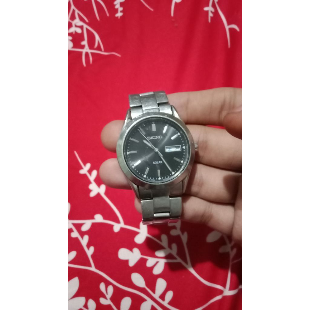 JAM TANGGAN PRIA SEIKO ORIGINAL (SEIKO SOLAR)