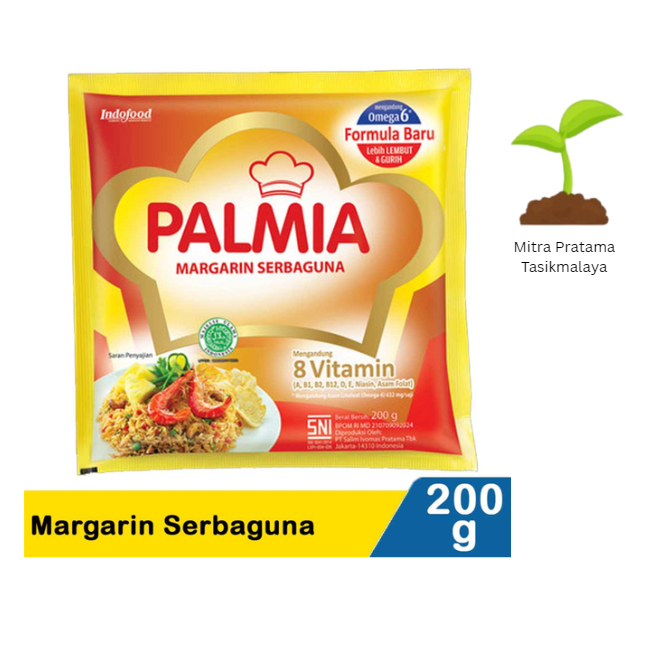 Margarin Palmia Serbaguna 1 pcs 200 gr Mentega Butter