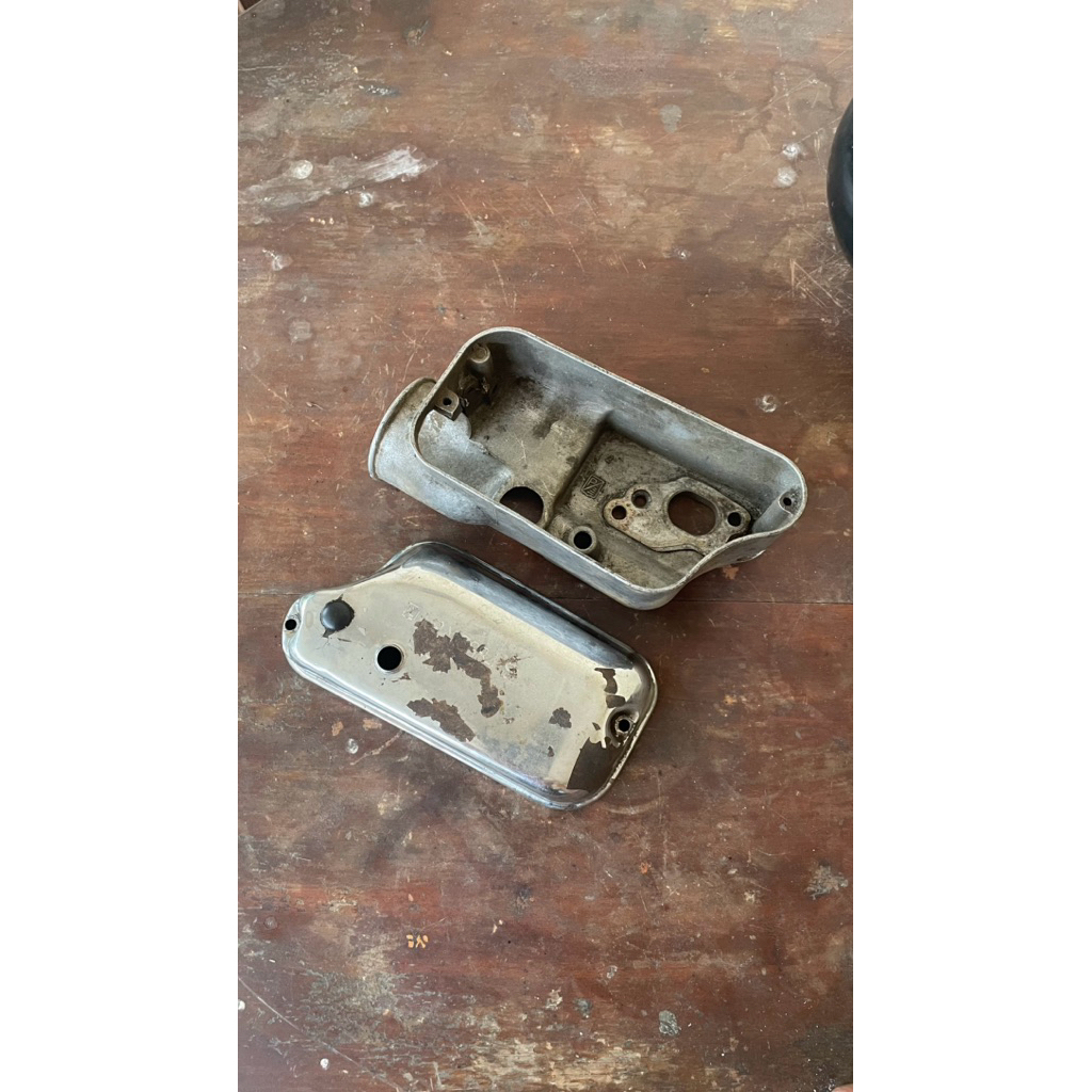 tutup karbu vespa set mangkok vespa tahun tua p// original