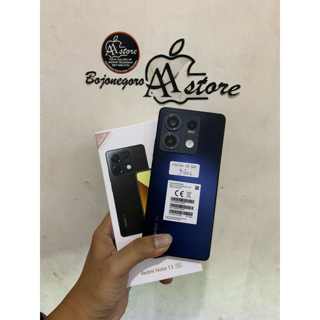 redmi note 13 5G 8/256 gb bekas