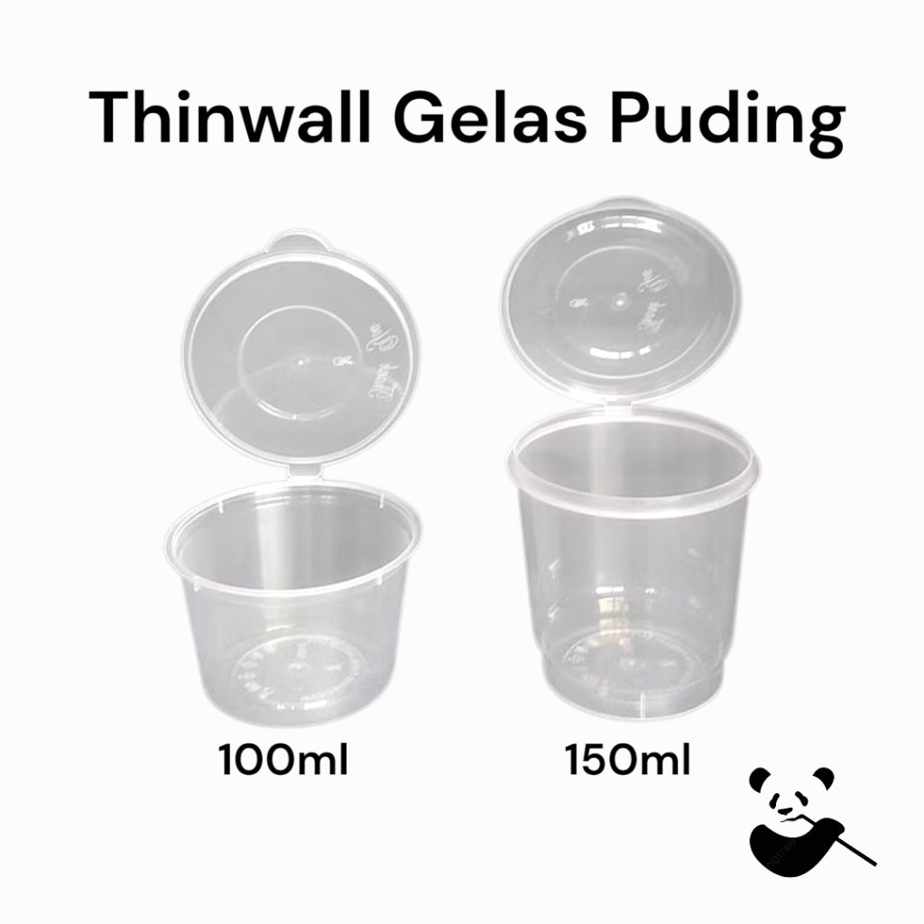 Cup Puding Tebal Thinwall isi 50pcs