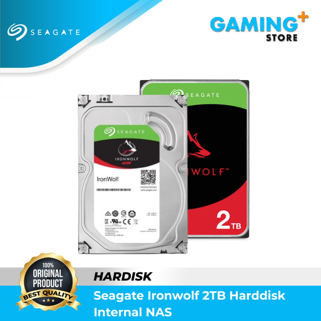 Harddisk Seagate IronWolf NAS 2TB / 4TB / 6TB / 8TB / 10TB / 12TB SATA