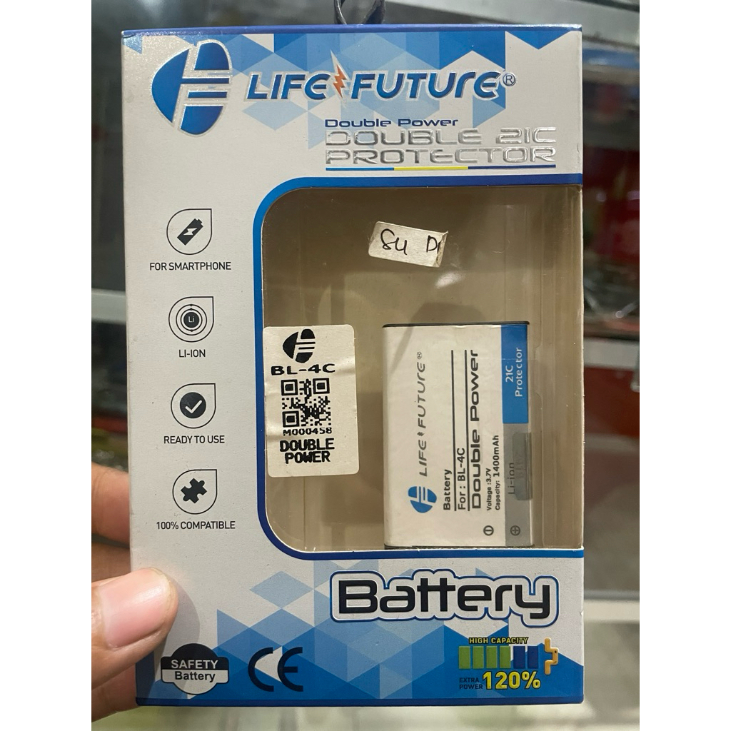 Baterai BL-4C untuk Hp Nokia 6300, 1202, 2650, 3500c, dan 5100.