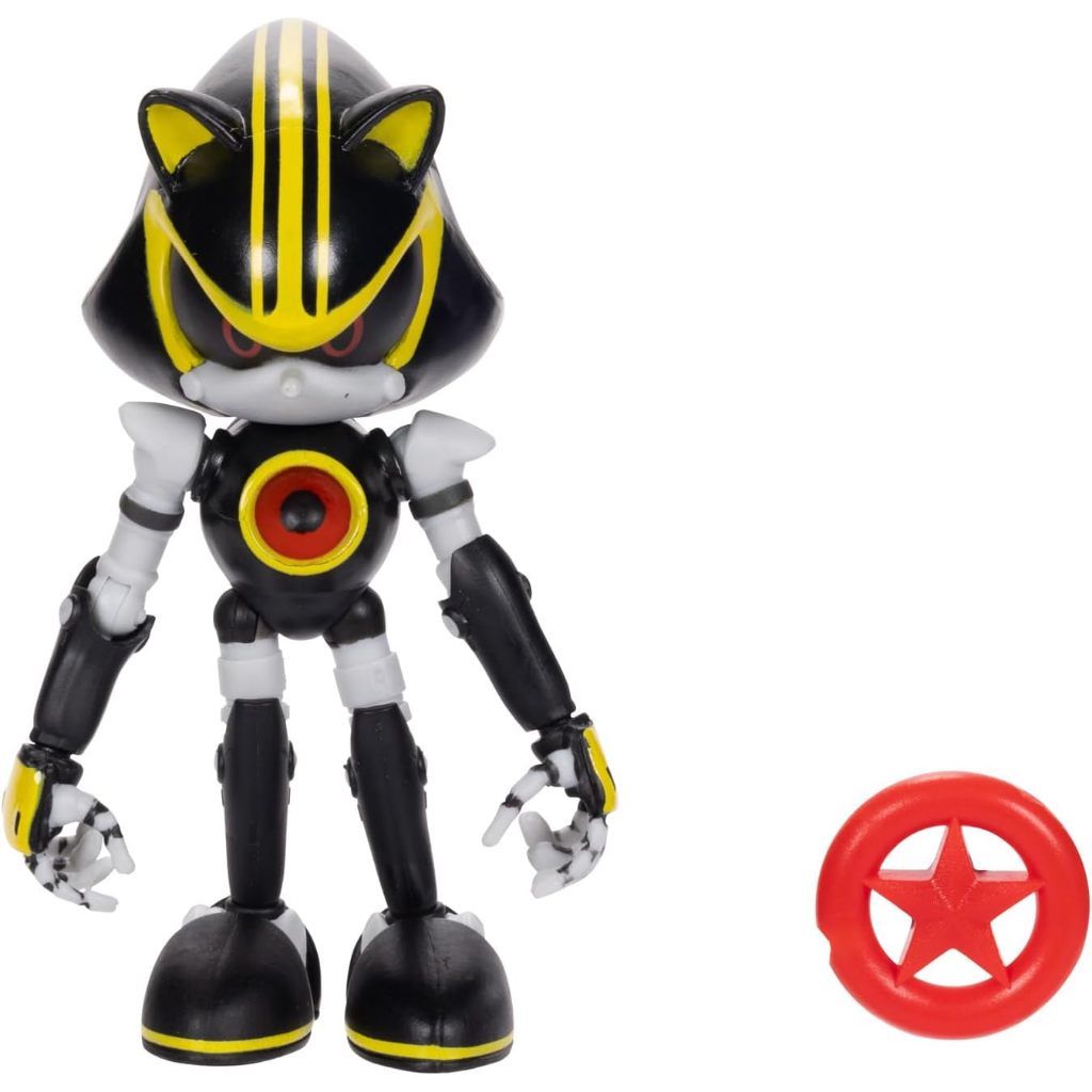 Sonic the Hedgehog 4-inch Metal Sonic 3.0 Action Figure with Red Star Accessory.