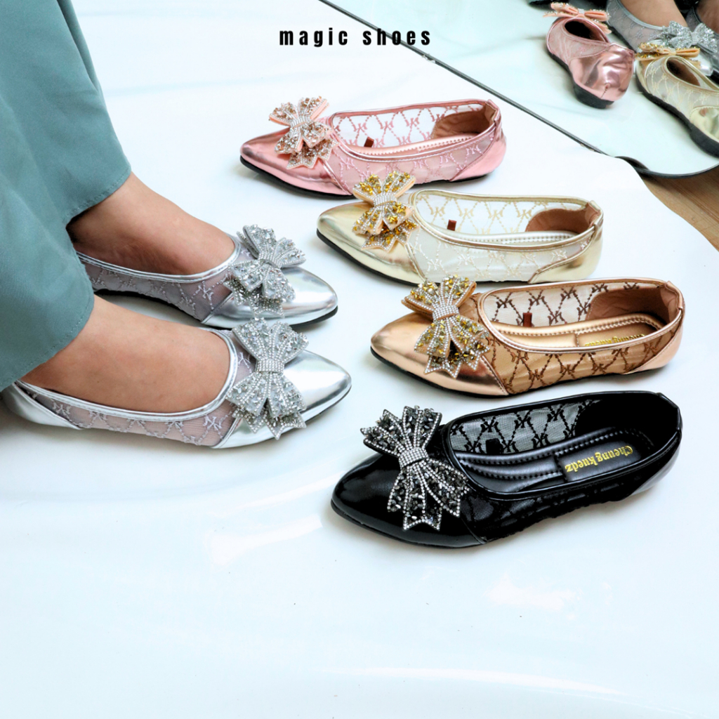 cheung kuedz || onyx || flatshoes brukat premium