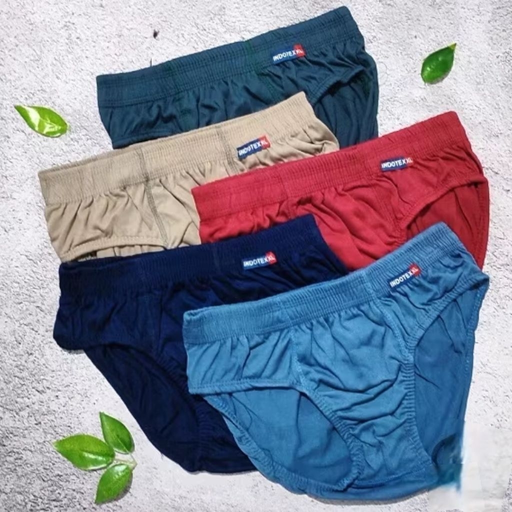 12pcs Sempak Anak cowok 7-18tahun M/L/XL/XXL katun polos termurah