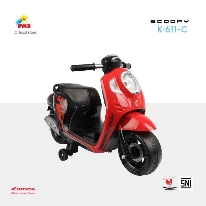 Motoran aki anak pmb k 611c motor aki scoopy stylish motor scoopy mainan pakai aki
