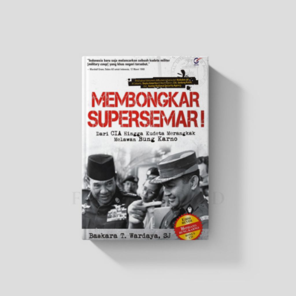 Buku Membongkar Supersemar (Edisi Revisi) + CD 16 Pidato Bung Karno