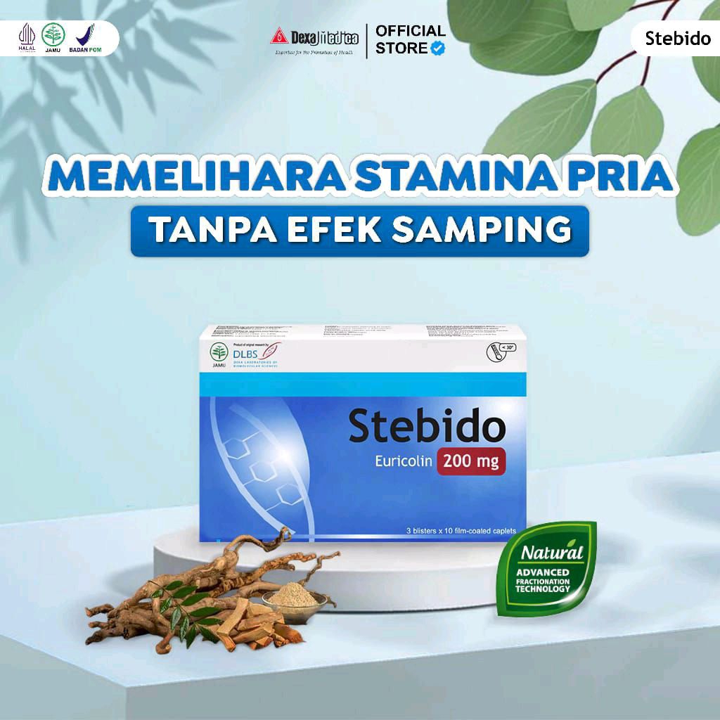 Stebido 1 Box - Stebido 30 Kaplet 200 mg