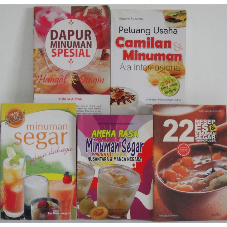 Kumpulan Buku Resep Minuman