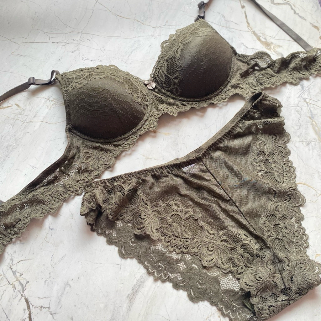 Seline Set | Bra Set | Bra Seserahan | Bra Set Tanpa Kawat | Daily Bra | By Girlsindoutfit