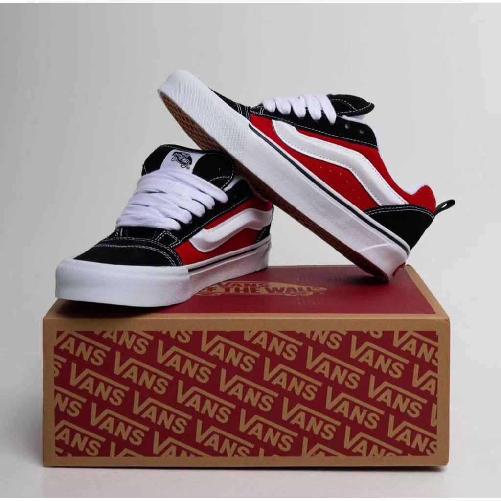 VANS KNU SKOOL BLACK RED ORIGINAL