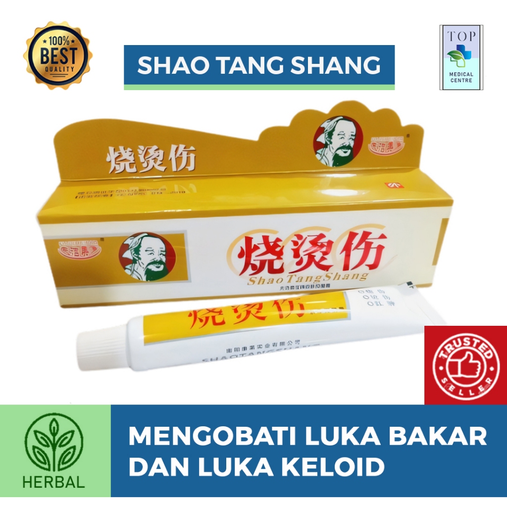 KRIM SHAOTANG SHANG Obat Luka Bakar Melepuh Salep Huatuo 100% Original Herbal Cina Keloid