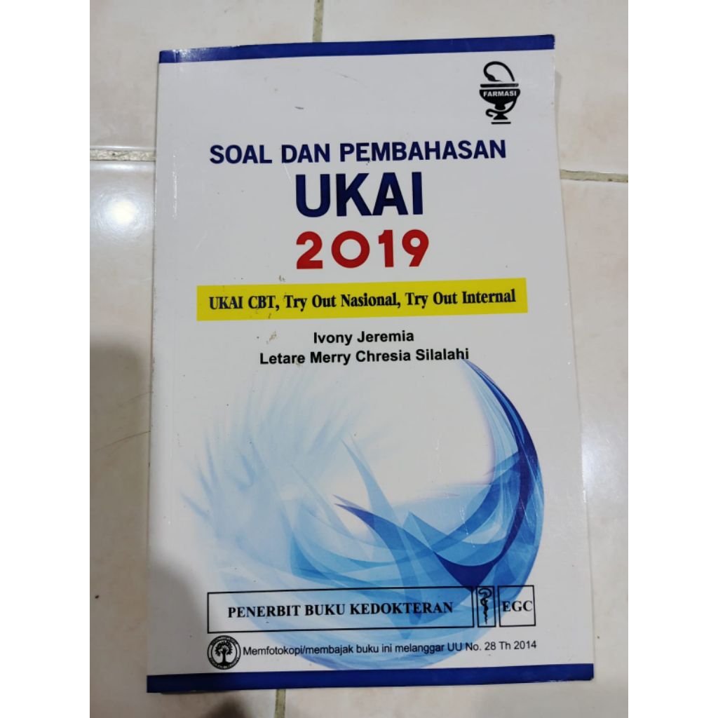 Buku Preloved Soal dan Pembahasan UKAI 2019 EGC