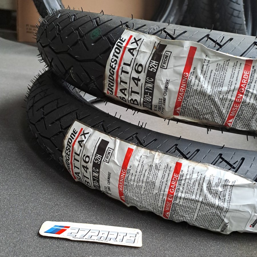 BAN BATTLAX BT46 RING 18 UKURAN 100/90 100/80 & 90/90 YAMAHA RX KING